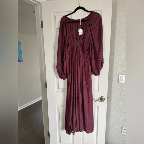 chinese dress ladies Free People Carmen TIE Back Maxi Dress (Purple Combo) (XS) at Amazon  Women's Clothing store